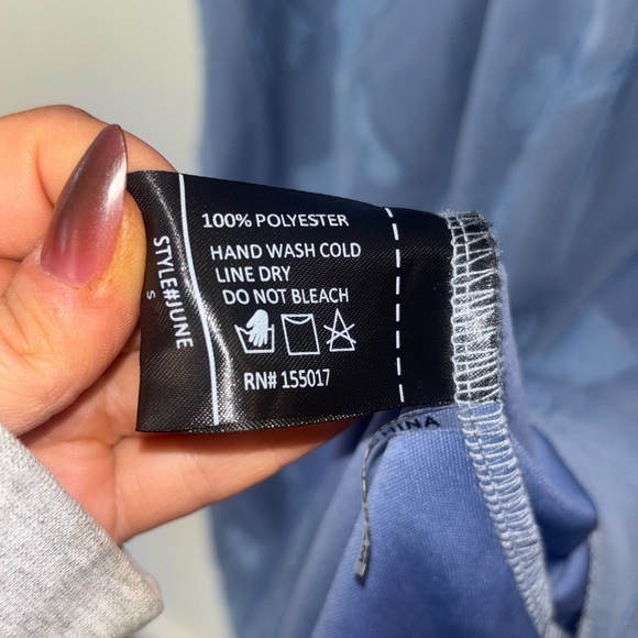 Baltic Born Dusty Blue Midi Dress - Picture 3 of 3